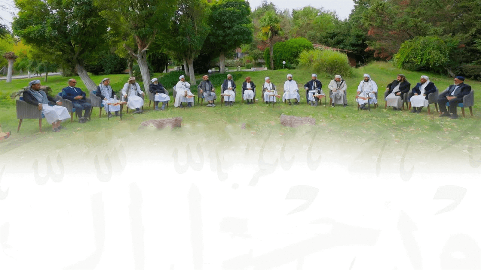 يمانيون حول الرسول